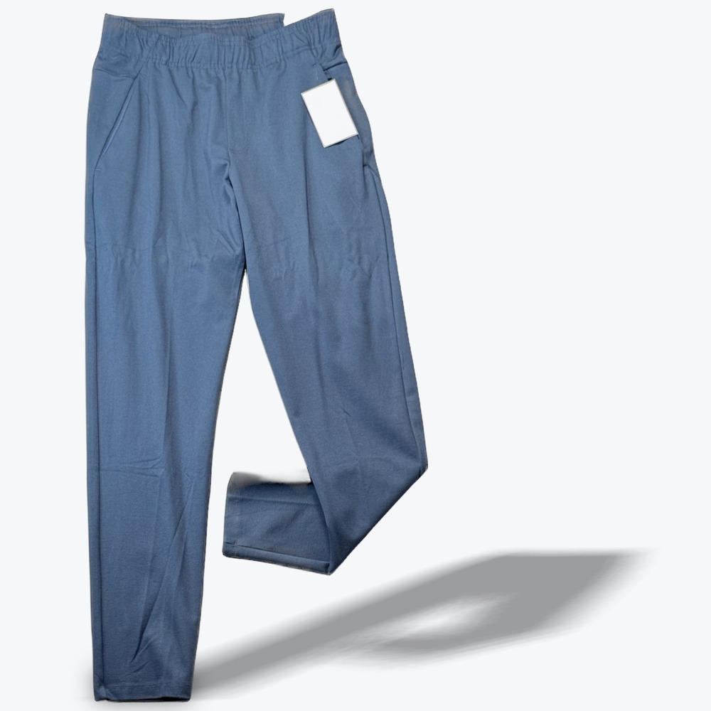 Apana Womens Jogger Pants Steel Blue Moisture Wicking Small NWT‎